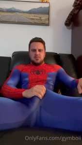 Cum ride this spider-man cock baby