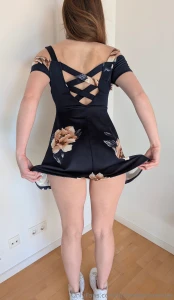 Going out for my birthday later just a dress with nothing under would part 8