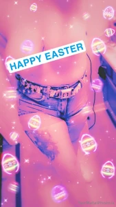 Took this earlier happy easter my lovelies part 1