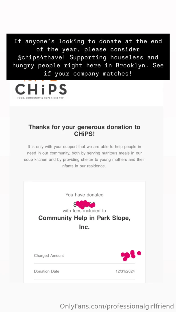 Huge shoutout to all my supporters here i was able to donate an amount 