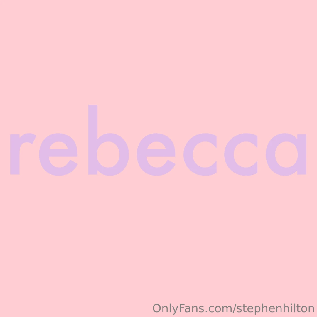 Rebecca - finished i had so much fun making this i think i ll film the 