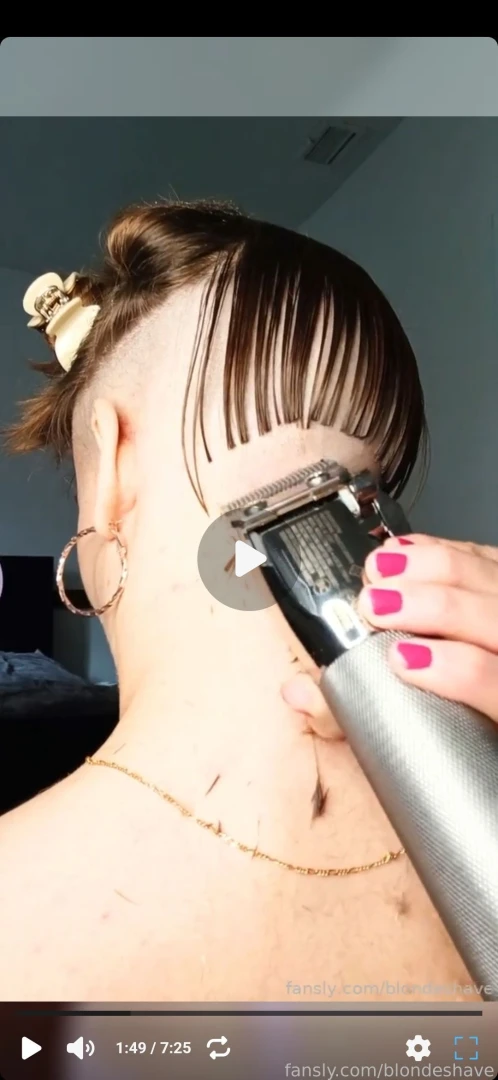 Cutting my hair shorter with clippers 