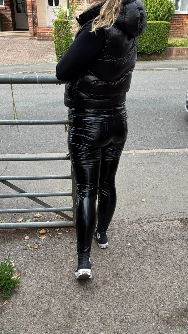 My outfit today pay to see the video of me strutting through the park 