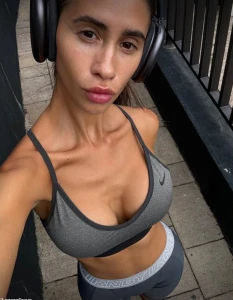 Slim brunette domi_moore with big boobs and perfect figure decided to part 3