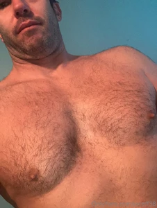 Man hair on man chest