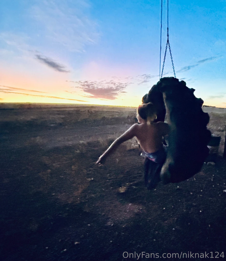 Tire swing farm life and sunshine 