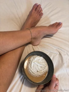 Come sip your morning coffee with me and rub these feet and legs part 4