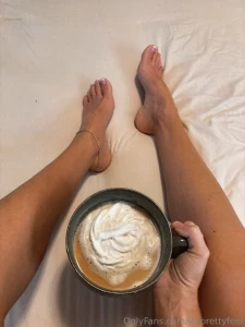 Come sip your morning coffee with me and rub these feet and legs part 3