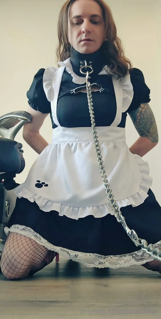 You ve chained me up and turned me into your sissy maid what do you do 