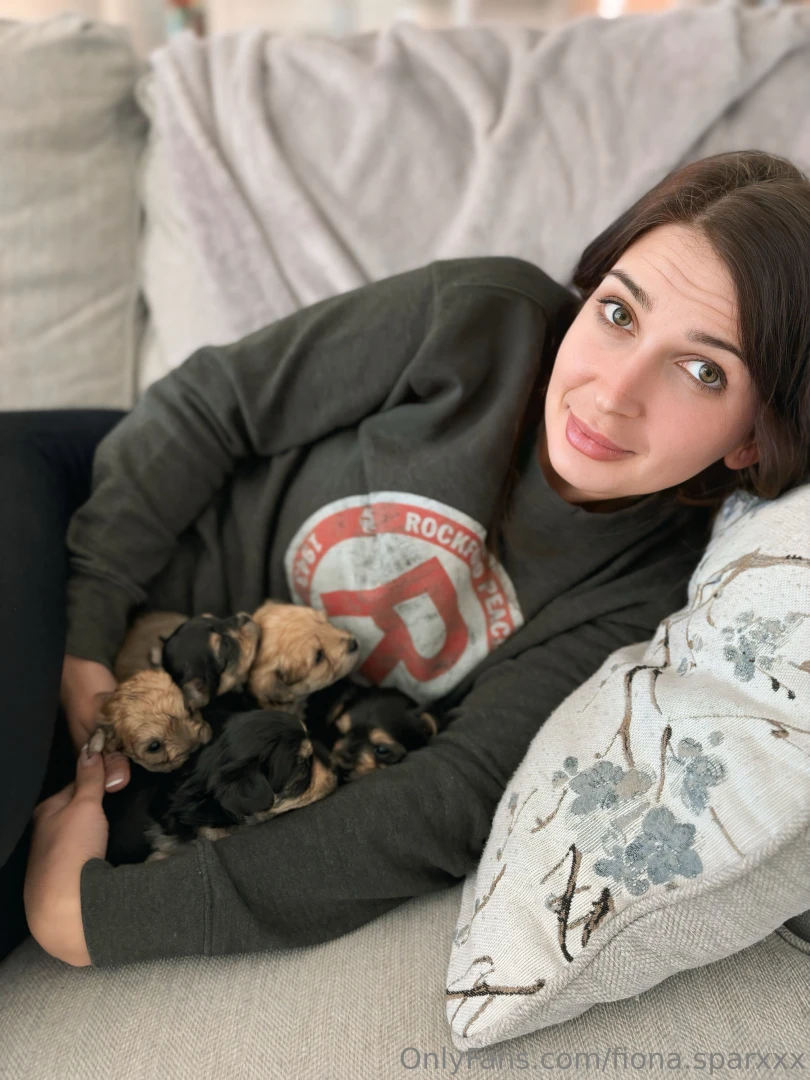 Just me the couch and a couple of furry babies stealing all the 
