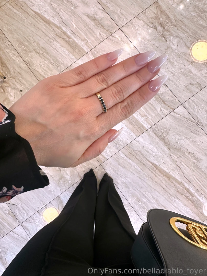 Finally new mani and pedi second pic if is pedi in process i just 