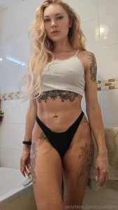 About to get wet and not just from the water care to join me or do you