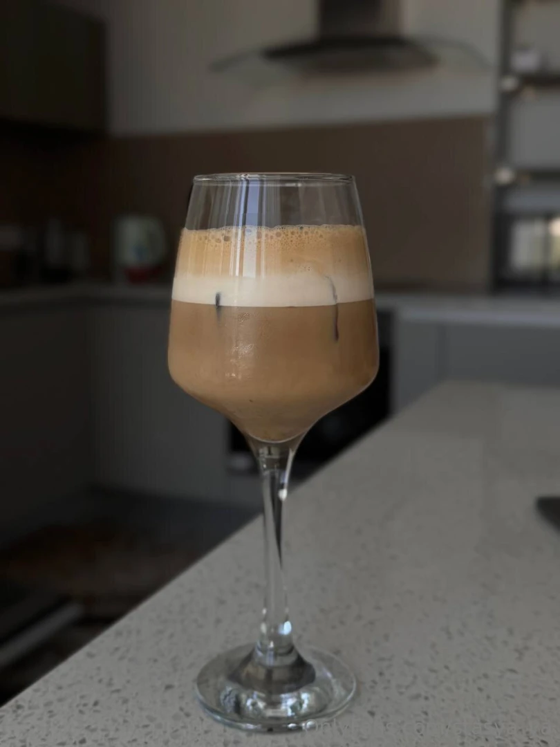 Sippin on magic in this glass because regular cups just don t get me 