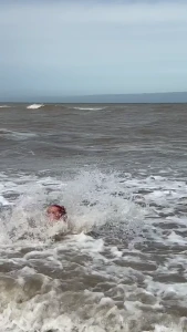 Oops i missed a tit on the beach