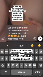 No te pierdas del contenido exclusivo de mi telegr m y only vip