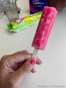 Guess who i m thinking about while i eat this popsicle