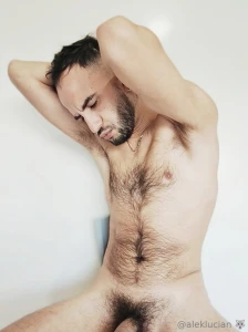 Hairy armpits chest and pubis you like it onlyfans com aleklucian