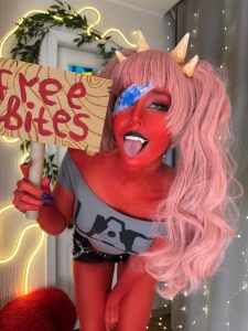 Sorry if i accidentally bite you cosplay cute egirl petite part 1