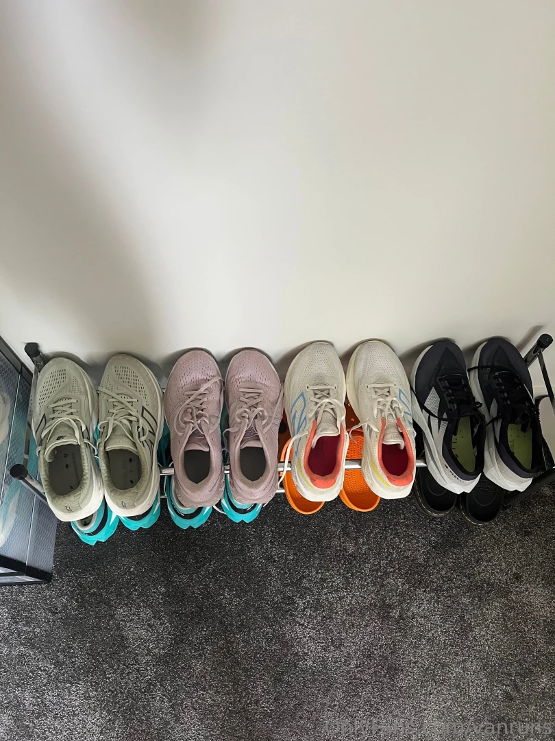 I cleaned a bunch of my shoes today part 1 
