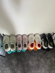 I cleaned a bunch of my shoes today part 1