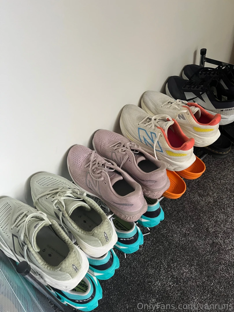I cleaned a bunch of my shoes today 