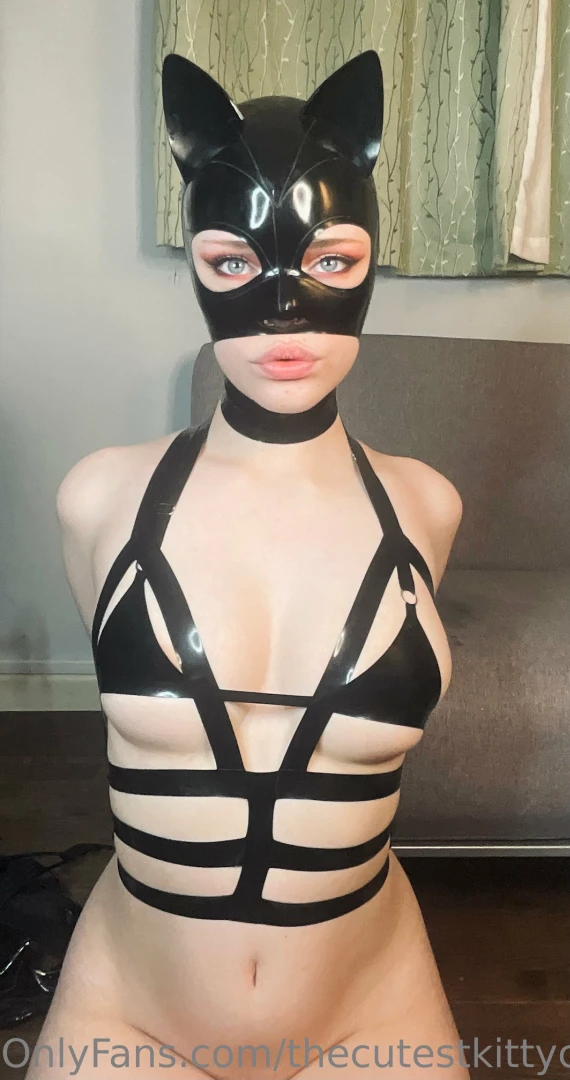 Latex catwoman hood from maskxskin part 10 