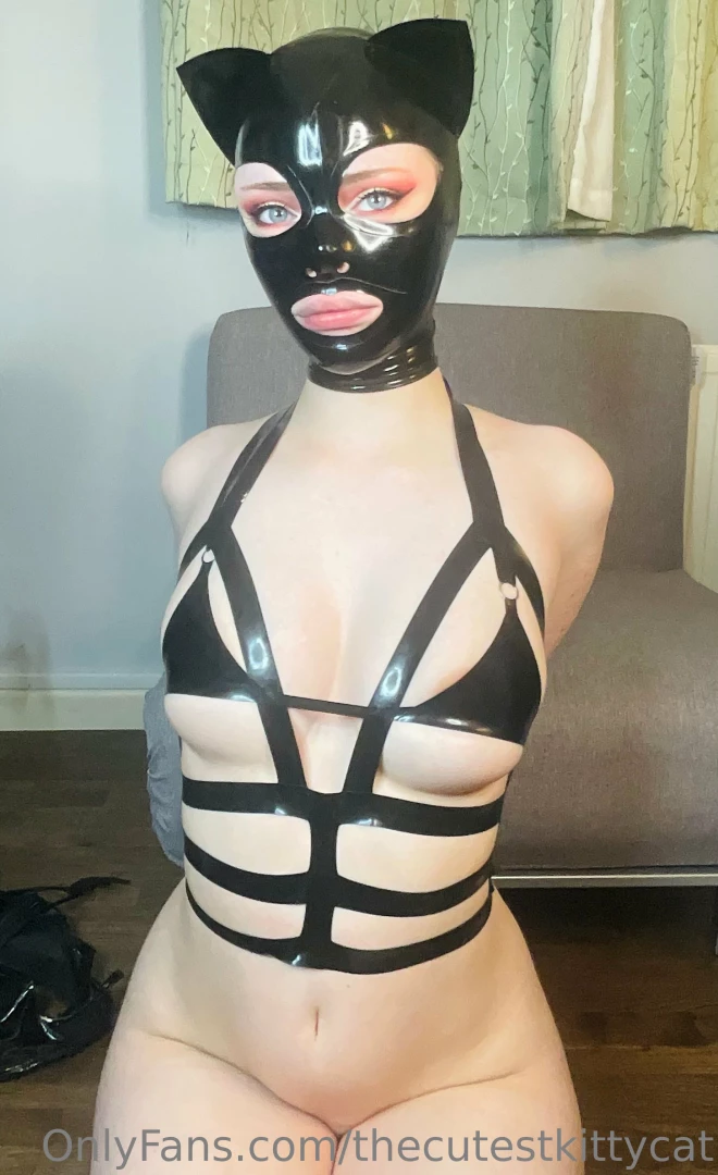 thecutestkittycat - Latex cat hood from bright amp shiny which one is your favourite part 2 