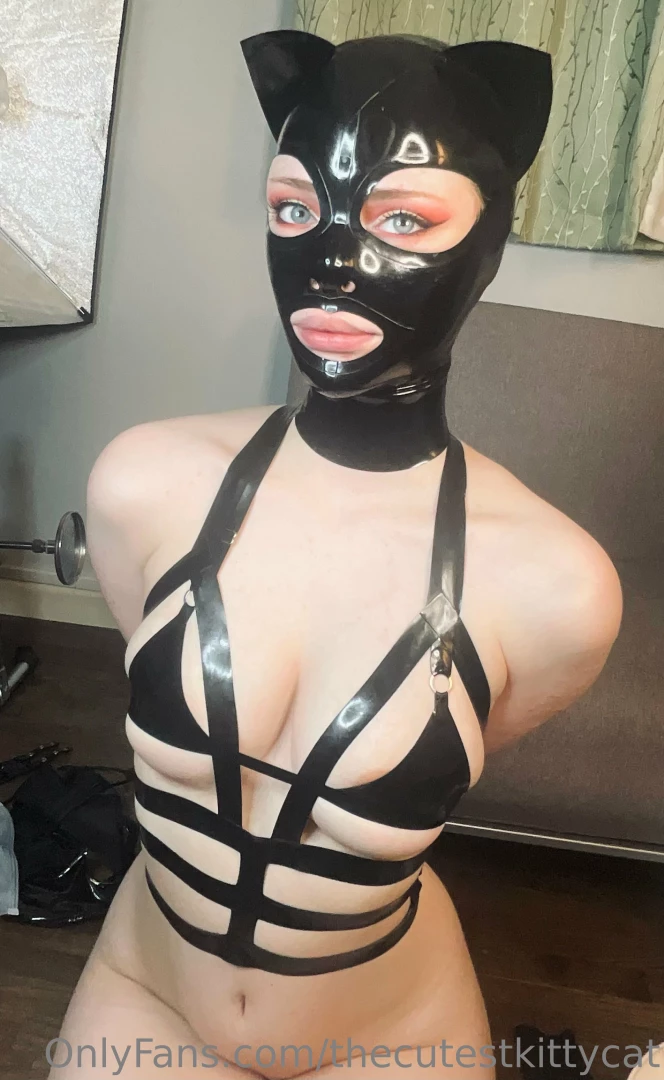 thecutestkittycat - Latex cat hood from bright amp shiny which one is your favourite part 11 