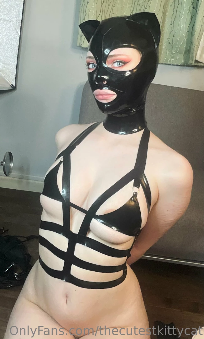 thecutestkittycat - Latex cat hood from bright amp shiny which one is your favourite part 25 