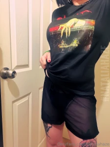 I love these new sheer sleep shorts i got