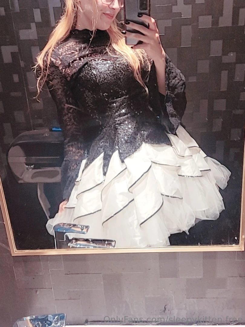 Everyone at the club liked my goth girl outfit this weekend and i know part 2 