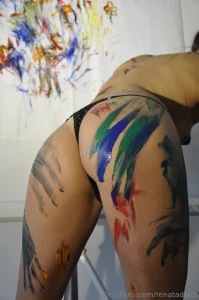 My body is a living canvas painting the art of desire on my skin nbsp