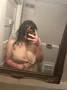 Oh nothing much just cleaning my body part 10