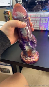 First time using my new bad dragon dildo to please my pussy it s so part 1