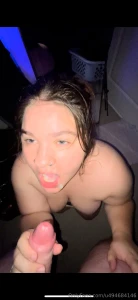 Compilation of taking cumshots to the face mouth ass body and tits part 3