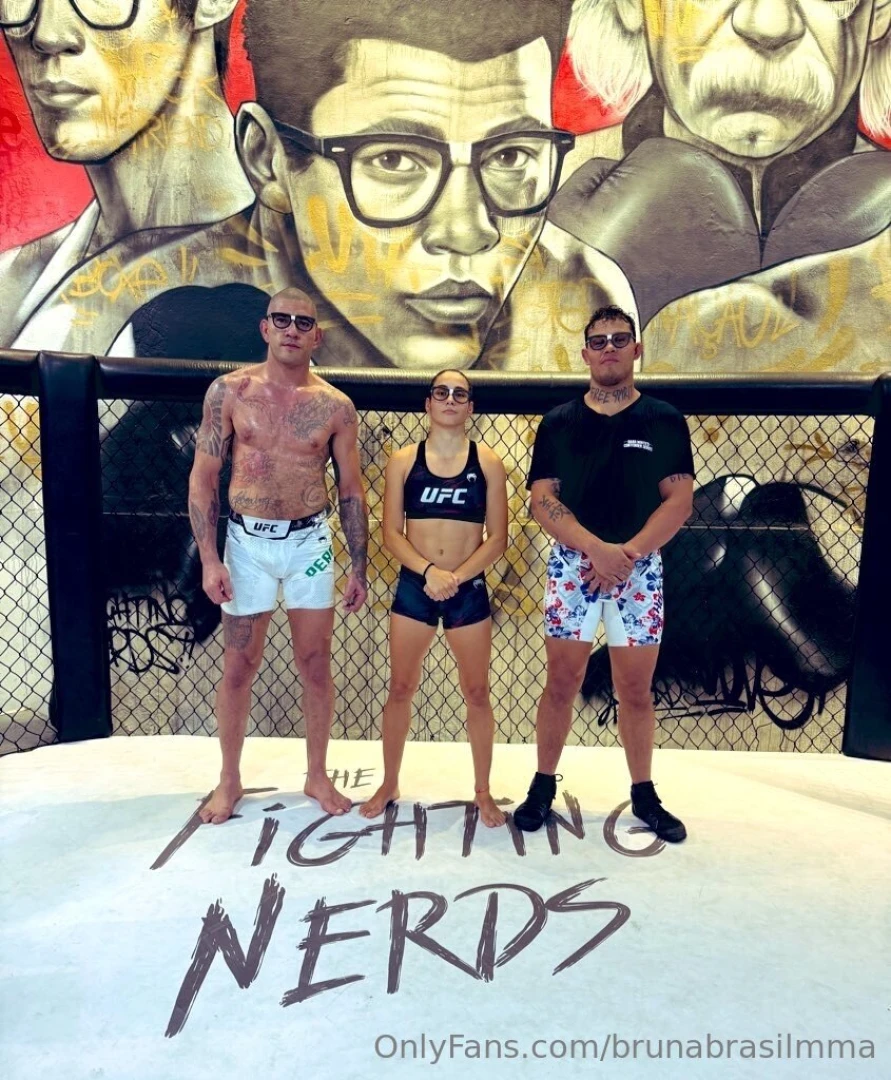 On one side my favorite fighter and on the other side your favorite 