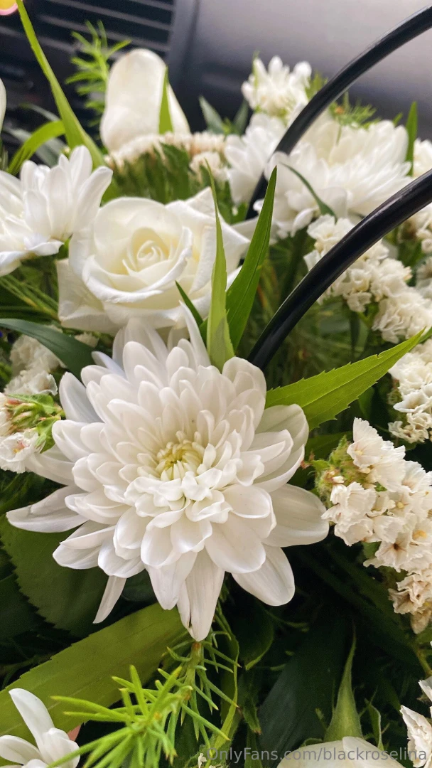 Delicate white bouquet is a symbol of purity and freshness it gives an 