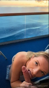 Sunset facial hubby was taking some photos of me in front of the