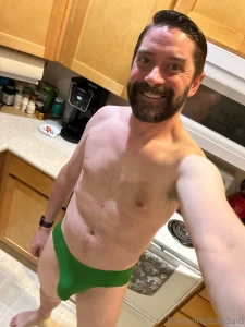 I had to go get clothes out of the dryer so i was walking around the