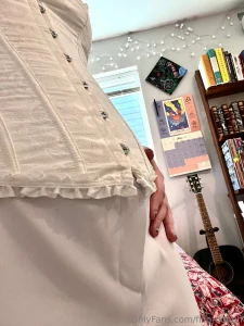 I wanted to get dressed up but i needed a way to hide my belly so i part 6