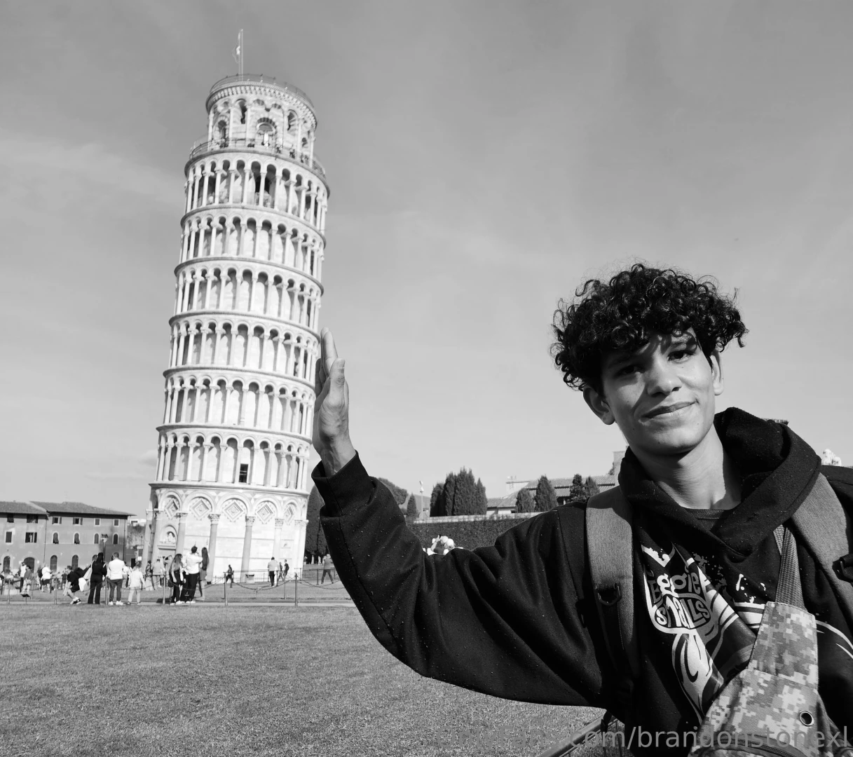 The resemblance of the tower to a penis has seen the leaning tower of 