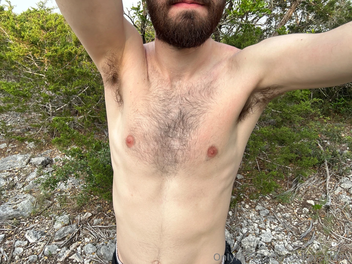 Pov ape man showing off his ripe pits and manhood while standing over part 1 