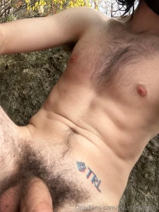 The jungle is alive and the ape man can t stop teasing his cock