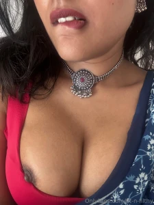 Guess what i wore to work today sexy cleavage in a saree