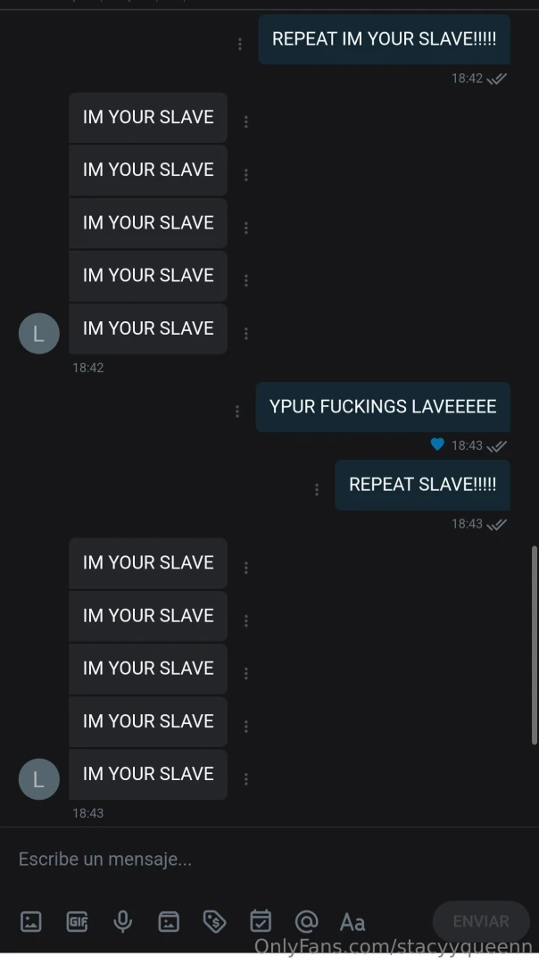 Loyal slave 