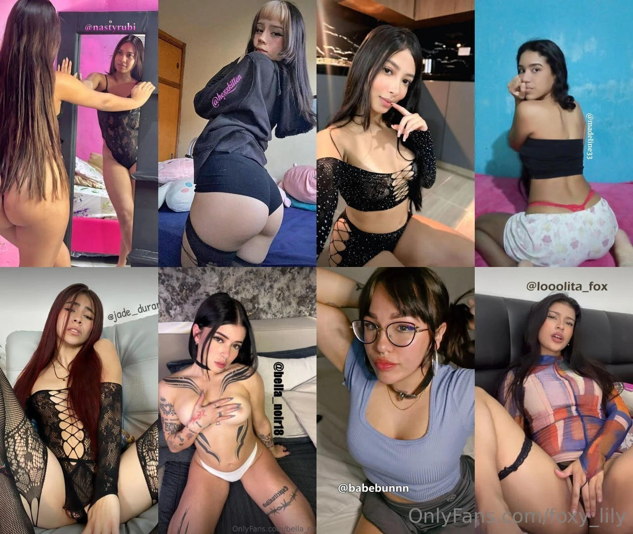 Nastyrubi hexx_kitten bella-cruz madeline33 jade_duran bella_noir18 