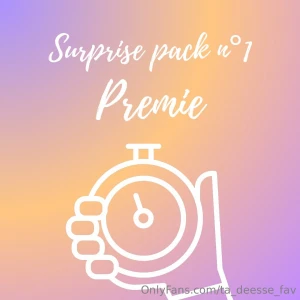 Pack surprise pr coce n 1 tips 15 et re ois les 5 vid os en dm je