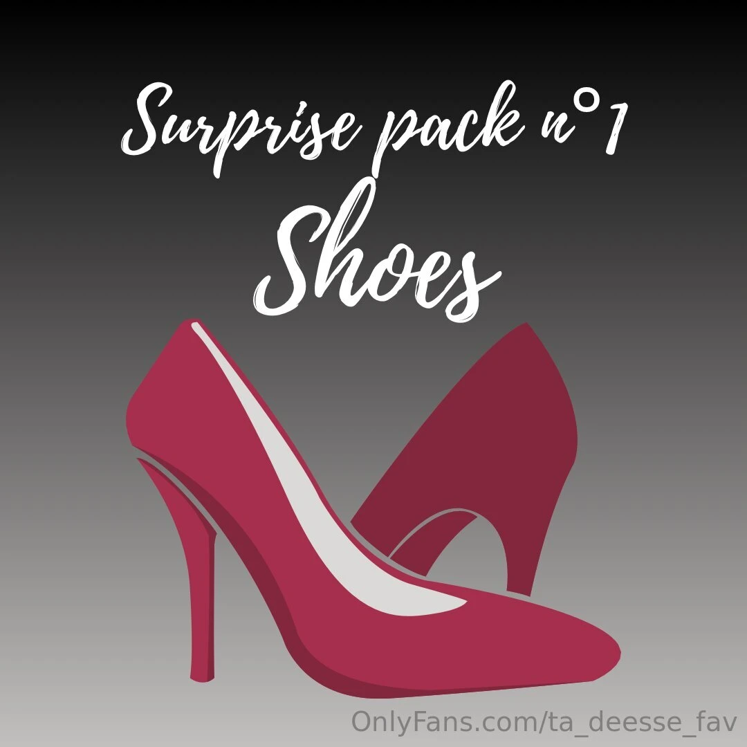 Pack surprise chaussures n 1 tips 15 et re ois les 5 vid os en dm tu 