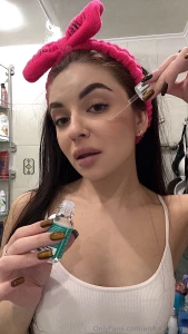 I always like to spend a lot of time in the bathroom sometimes when i