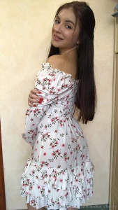 A gentle smile a quiet sigh a slight curve of the neck - there is